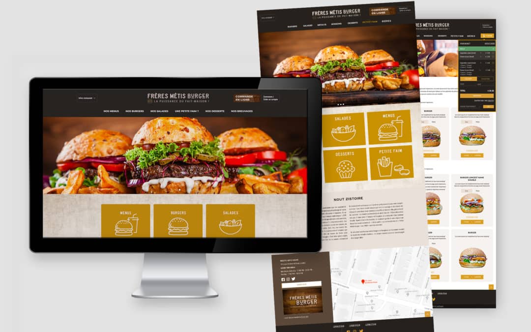 Webdesign Frères Metis Burger