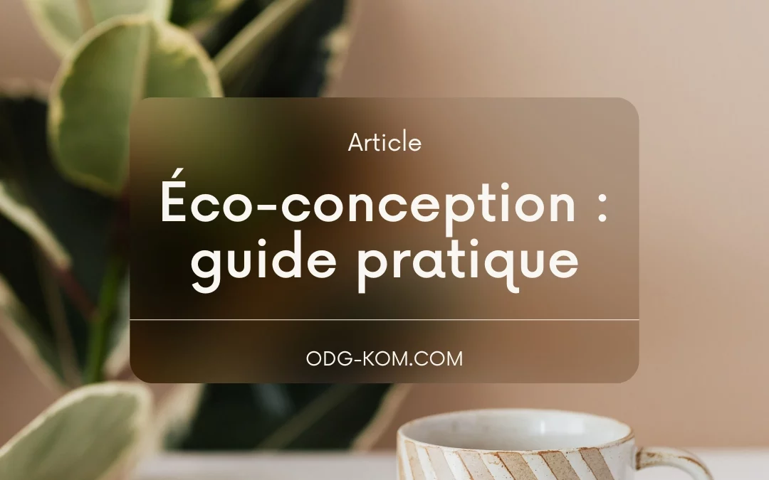 Eco-design: a practical guide to responsible communication